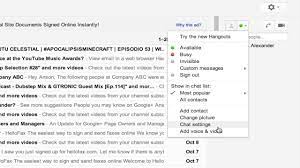 How To Unblock Someone In Gmail Chat List / Google Hangout - Youtube
