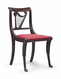 C1805 15 A Classical Mahogany And Brass Mounted Harp Back Side Chair Attributed To Duncan Phyfe 1770 1854 New York 1805 181 Chair Duncan Phyfe Side Chairs