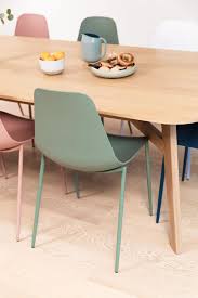 Svelti Aloe Green Dining Chair Colored Dining Chairs Dining Chairs Green Dining Chairs
