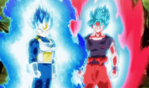 Where dragon ball gt had vegeta content with goku's status as the greatest martial artist in the universe, super's vegeta isn't ready to let the rivalry the last time vegeta has the lead over goku in dragon ball z is during the cell arc. Goku And Vegeta Gifs Tenor