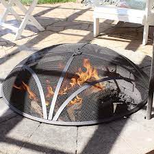 30 inch round fire pit screen. Buy Sunnydaze Reinforced Steel Mesh Spark Screen Outdoor Heavy Duty Round Fire Screen With Ring Handle Durable Black Metal Mesh Design Patio Fire Pit Accessory 30 Inch Diameter Online In Vietnam B08jnkvjhf
