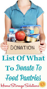Love the lists re no. List Of Items Needed For Food Pantry Donations