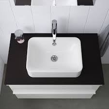 countertop sink, white, 17 3/4x12 5