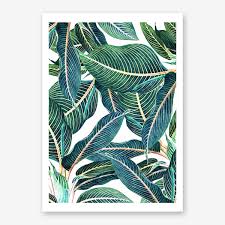 Edge And Dance Art Print Green Leaf Pillow Unframed Art Prints Tapestry