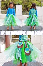 Peacock Tutu Costume Video Tutorial From Nap Time Creations Peacock Tutu