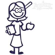 Teachers will love this stick figure customizable sticker featuring a stick figure teacher. Teacher Stick Family Embroidery Design Stick Family Embroidery Designs Embroidery