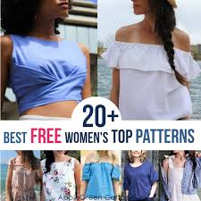 Downloadable sewing patterns offer a wonderful variety of sewing patterns available for you to use in just minutes. 20 Best Free Sewing Patterns For Women S Tops Applegreen Cottage