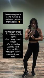 Feeling softer or weaker lately? It’s not you — it’s your hormones., Here’s  why you’re losing muscle in perimenopause + menopause 👇, • Estrogen drops  — Estrogen helps preserve lean muscle and supports ...