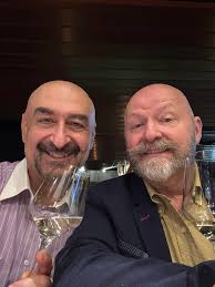 Dinner with steak brazzo, Caesar salad paid with Dashwood