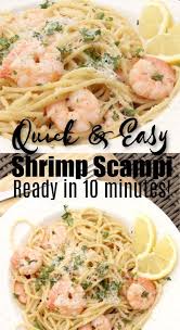 Lemon Garlic Shrimp Scampi Recipe Easy Shrimp Scampi Recipe Shrimp Recipes For Dinner Seafood Dinner Scampi Recipe