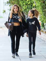 A day after turning heads in a racy sheer dress dropping in sparkling crystals, larsa pippen keeps it much more casual for a dinner outing at il pastaio in. Larsa Pippen Daughter Sophia Wear Matching Bikinis See Cute Pic Hollywood Life