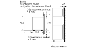 Dimension micro onde encastrable standard. Siemens Hf25g5r2 Micro Onde Gril Encastrable