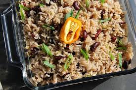 Rice Cooker Jamaican Rice And Peas Recipe Caribbeanpot Com Jamaican Rice Pea Recipes Rice And Peas