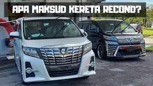 Check spelling or type a new query. Apa Maksud Kereta Recond Youtube