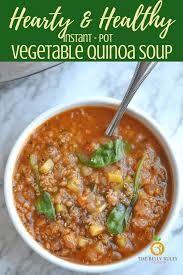 Instant Pot Vegetable Quinoa Soup V Gf Recipe Quinoa Soup Soup Recipes Quinoa Soup Recipes