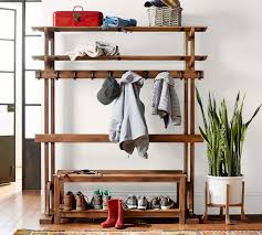 Pottery barn, san francisco, california. Declan Entry Hall Tree Burnished Pine Pottery Barn