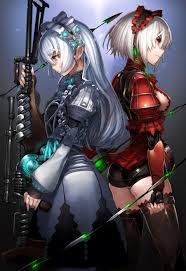 March 4, 2011released in au: 1192968 Short Shorts Byeoljagga Tank Top Belly Big Boobs Anime Girls Cleavage Silver Hair Green Eyes Lee Nabi Sniper Rifle Soulworker Mocah Hd Wallpapers
