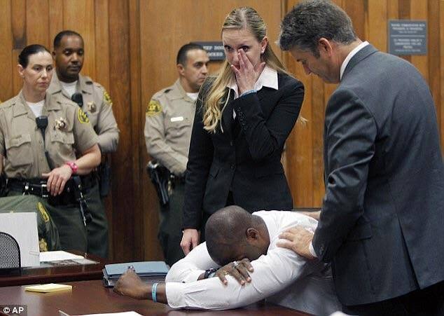 A high school football star had a rape charge against him dropped after sixteen year old girl confessed that the rape never happened. He spent six years falsely imprisoned and broke down