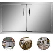 Check spelling or type a new query. Karpevta Outdoor Kitchen Doors 36 W X21 H Bbq Double Access Door Stainless Steel Wall Construction Vertical Door For Outdoor Kitchen Grilling Station Or Commercial Bbq Island Patio Lawn Garden Access