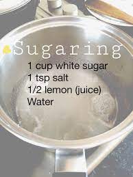 Homemade Wax Sugaring Mostly Practiced By Arab Women And It Works Just As Good As Wax Strips If Not B Wax Strips Favorite Skincare Products Lemon Juice Water