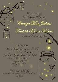 Mason Jar Fireflies Wedding Invitation Don T Like It For The Wedding But Maybe C Wedding Invitations Diy Vintage Firefly Wedding Mason Jar Wedding Invitations