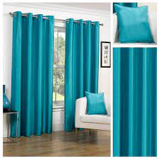 Get it as soon as fri, feb 19. Buy Luxury Faux Silk Faux Silk Slubbed Eyelet Fully Lined Readymade Curtain Pai65x72in Approximately 65x72in 165x182cm Approx Turquoise In Cheap Price On Alibaba Com