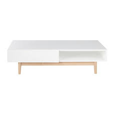 table basse style scandinave 2 tiroirs blanche maisons du monde table basse style scandinave table basse decoration table basse