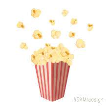 Popcorn Clipart Popping Popcorn Clip Art Png Etsy Clip Art Blog Banner Digital Collage Sheets