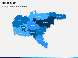 Surat Location On Map Surat Map Powerpoint Template - Ppt Slides | Sketchbubble