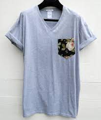 2021 ladies white pocket long sleeve shirt. Men S V Neck Floral Roses Pattern Grey Pocket T Shirt Men S T Shirt Pocket Tee Unisex Menswear Uk Shirts Pocket Tee Mens Tshirts