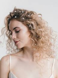 Headband Carmen avec fleurs en cuir recyclé pour mariée