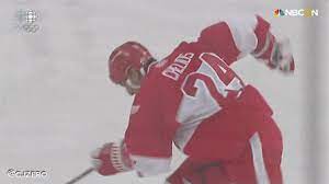 Large vertical gif animation of the. Gif Chris Chelios Wins The Day With Back Slide After Alumni Game Goal Cbssports Com