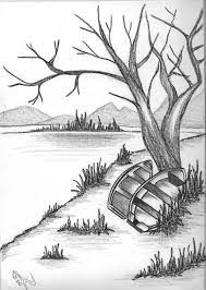 resultado de imagen de easy pencil drawing pencil drawing images drawing scenery pencil drawings of nature
