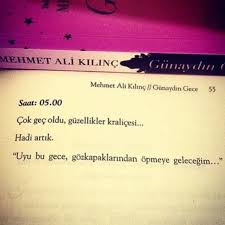 cok gec oldu guzellikler kralicesi hadi artik uyu bu gece gozkapaklarindan opmeye gelecegim mehmet ali kili ayrilik sozleri alintilar guzel soz