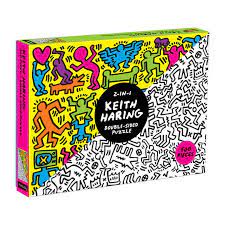 When fully assembled, the keith haring jigsaw puzzle measures 24.5l x 36.25w and makes a surprising centerpiece on a desk or table. Keith Haring 500 Piece Puzzle Play Learning Puzzles Maisonette In 2020 Keith Haring 500 Piece Puzzles Puzzle Party
