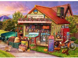 Whether the skill level is as a beginner or something more advanced, they're an ideal way to pass the time when you have nothing else to do like waiting in an airport, sitting in your car or as a means to. Buy Jigsaw Puzzle 1000 Piece For Adults Convenience Store Fun Family Puzzles For Adults Teens Kids 1000 Pieces Impossible Puzzles Games Gift Toys Home Decoration 27 6x 19 7 Online In Indonesia B08z7gjv82