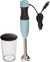 Great for smoothies, soups, hummus, dressings sauces, and so much more. Amazon Com Kitchenaid Khb1231wh 2 Speed Hand Blender White Hand Mixers Kitchen Dining Hand Blender Kitchen Aid Best Immersion Blender