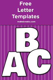 Affordable and search from millions of royalty free images, photos and vectors. Free Printable Bold Letters Templates Make Breaks Printable Alphabet Letters Free Printable Letters Free School Printables