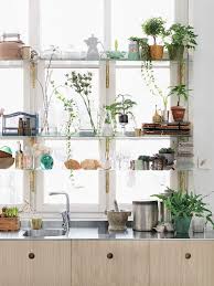 In order to maximize storage space without blocking the light from a window, transparent glass shelves were mounted right over. Photographers Agent Bauer Home Decor Interior House Interior