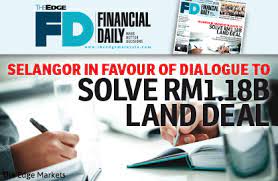 (sendirian berhad) sdn bhd malaysia company is the one that can be easily started by foreign owners in malaysia. Selangor In Favour Of Dialogue To Solve Rm1 18b Land Deal The Edge Markets