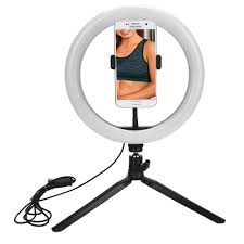 59″ and up to 78 3/4″. Amazon Com Led Ring Light Live Streaming Desk Light Led Circle Lights Camera Light Selfie Ring Light Live Steaming For Make Up Photography Vlogging Beauty