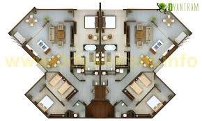 For instance, touchbistro's pos is equipped with a handy floor plan. Restaurant Floor Plan 3d Design Apartment Interior Design