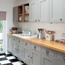 See what claire heirene (cheirene) has discovered on pinterest, the world's biggest collection of ideas. Grey Shaker Style Kitchen With Wooden Worktop Decorating Ideal Home Wooden Worktop Kitchen Kitchen Renovation Grey Painted Kitchen