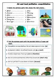 Worksheet will open in a new window. Pollution Worksheets