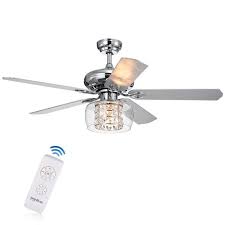 52 Gaines 5 Blade Ceiling Fan With Remote Control And Light Kit Included Produtividade