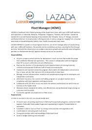 At lazada, nothing stands still. Lex Jd Fleet Manager