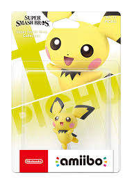Pichu is able to evolve into pikachu by using 25. Amiibo Pichu Super Smash Bros Collection Amiibo