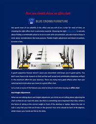 Join the 92 people who've already contributed. How You Should Choose An Office Chair By Bluecrowngroup Issuu
