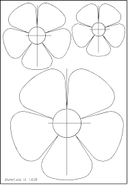 Pin Von Mcclan Auf Paper Craft Vorlagen Blumen Basteln Blumen Basteln Blumen Schablone