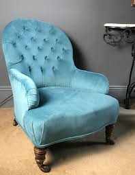 Spent most of the time on the high poly scultp in zbrush and retopology in 3ds max. Victorian Button Back Teal Velvet Armchair 572014 Sellingantiques Co Uk